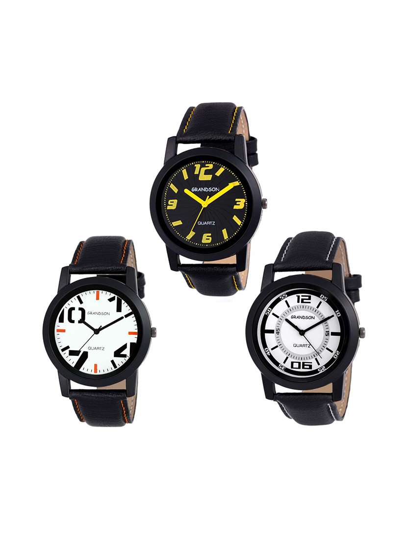 analog watches for men and boys - buy 2 get 1 free