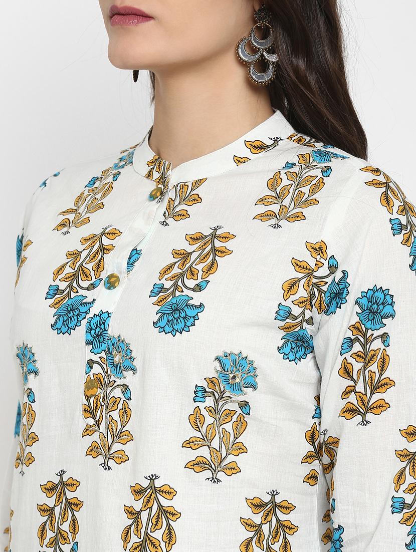 floral kurta pant set - 17673126 - Standard Image - 3