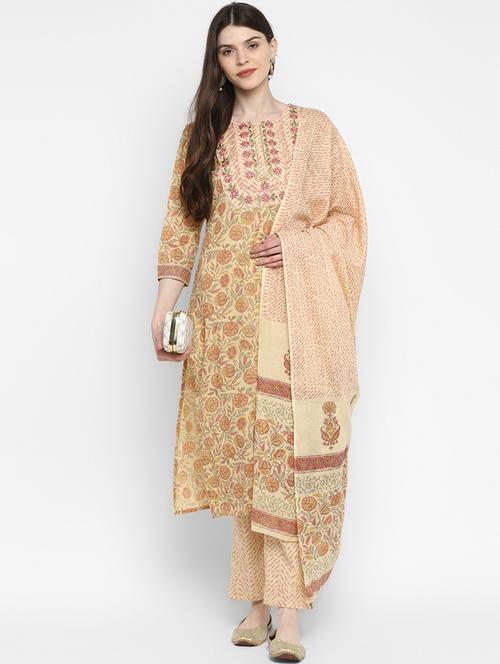 floral print suit set - 17675481 - Standard Image - 0
