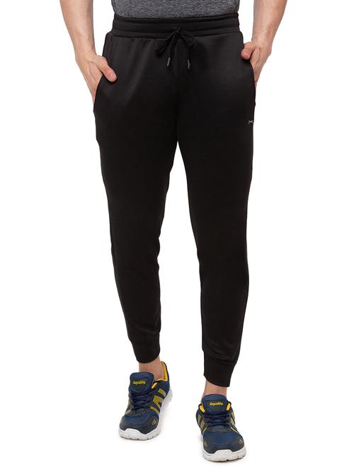 black solid  joggers track pants - 17676208 -  Standard Image - 0