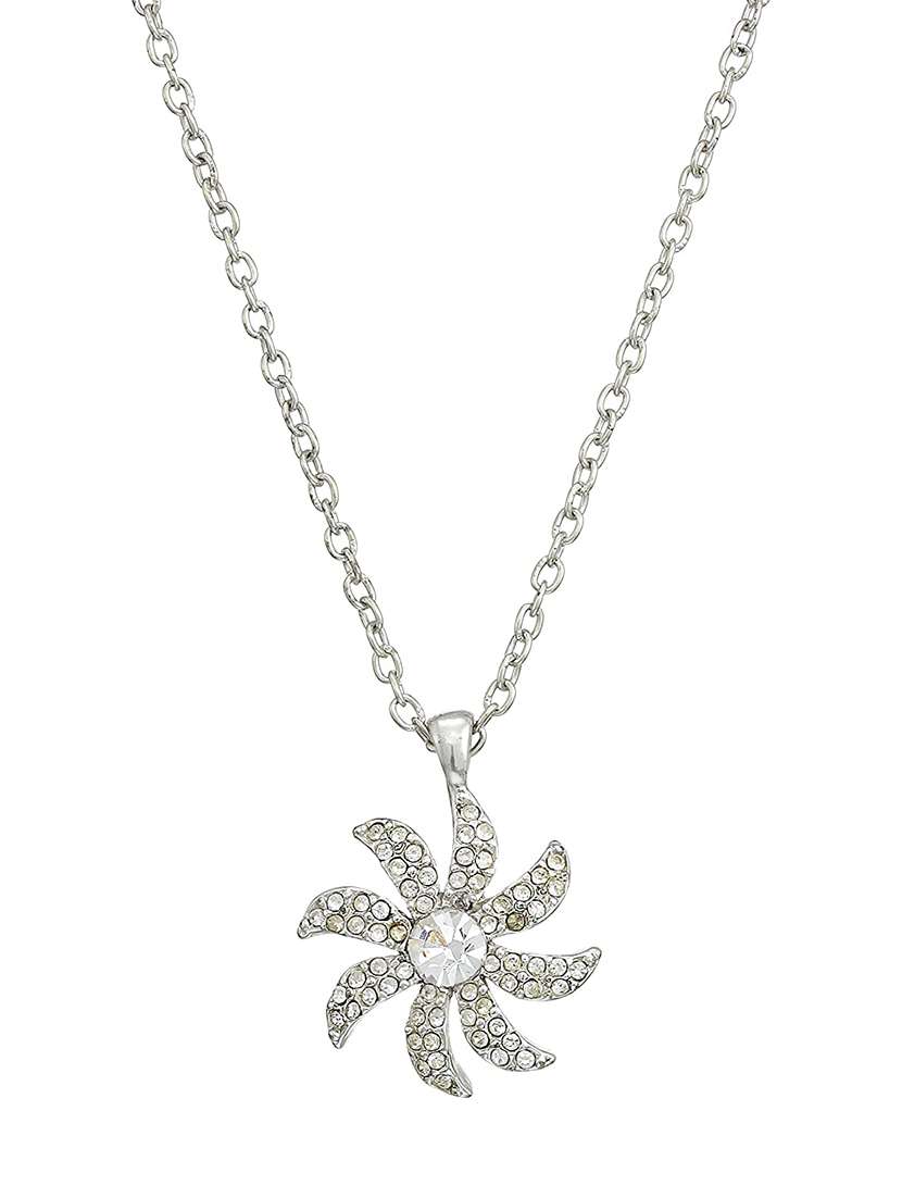 silver metal pendant
