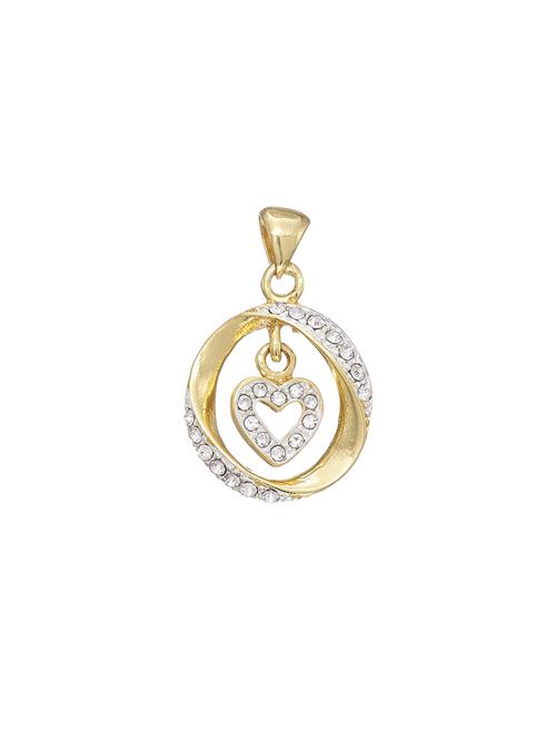 gold metal pendant - 17676476 -  Standard Image - 0