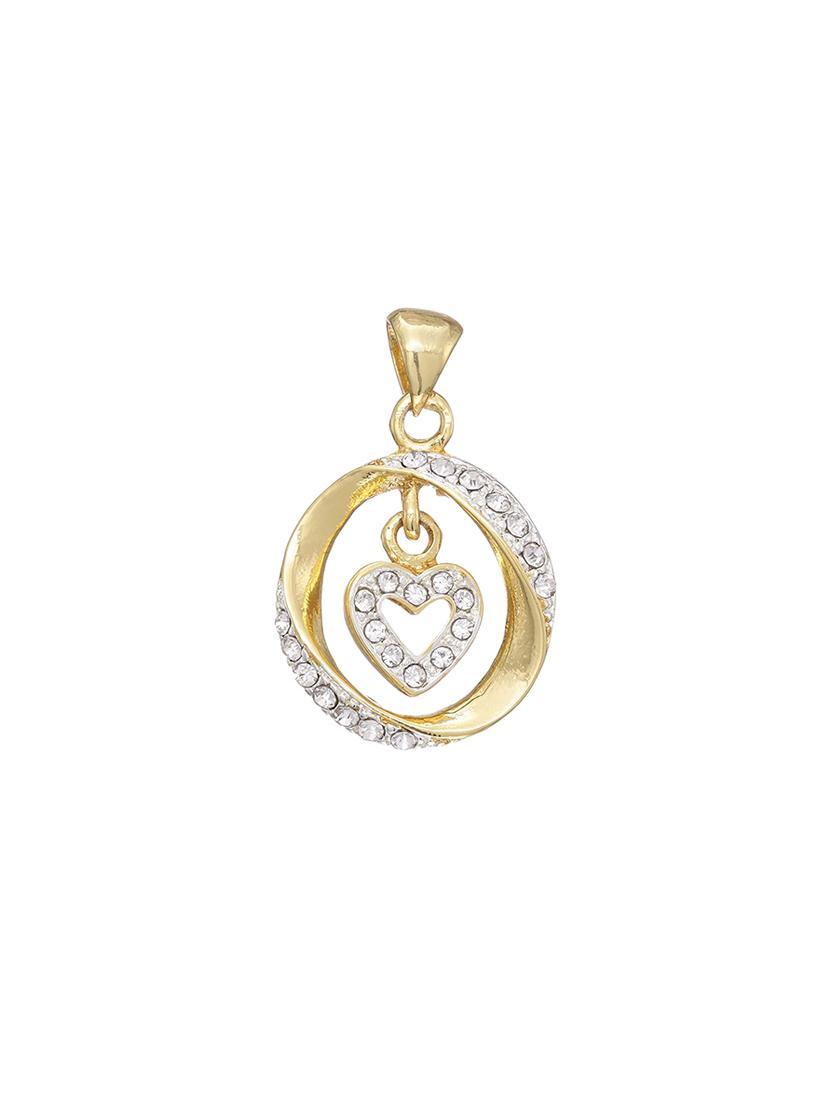 gold metal pendant