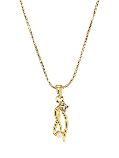 gold metal pendant - 17676485 -  Standard Image - 0