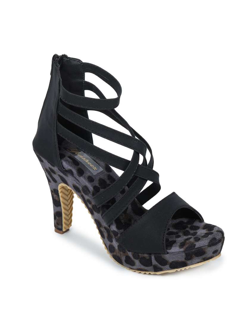 black suede platforms pumps