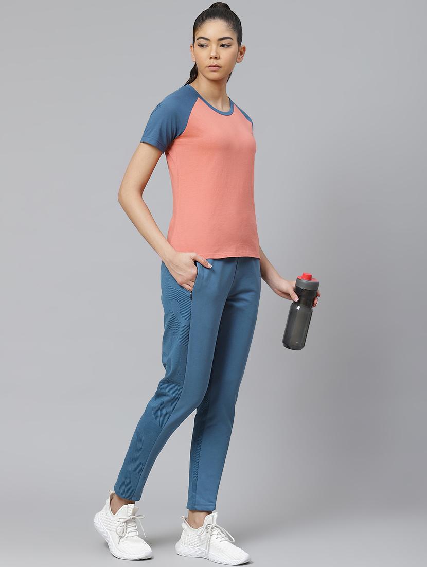 blue cotton track pants - 17678989 - Standard Image - 3