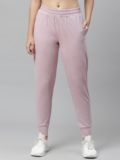 pink cotton track pants - 17678990 - Standard Image - 0