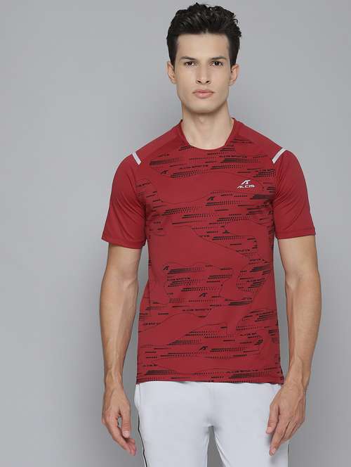 red printed sport t- shirt - 17679587 - Standard Image - 0
