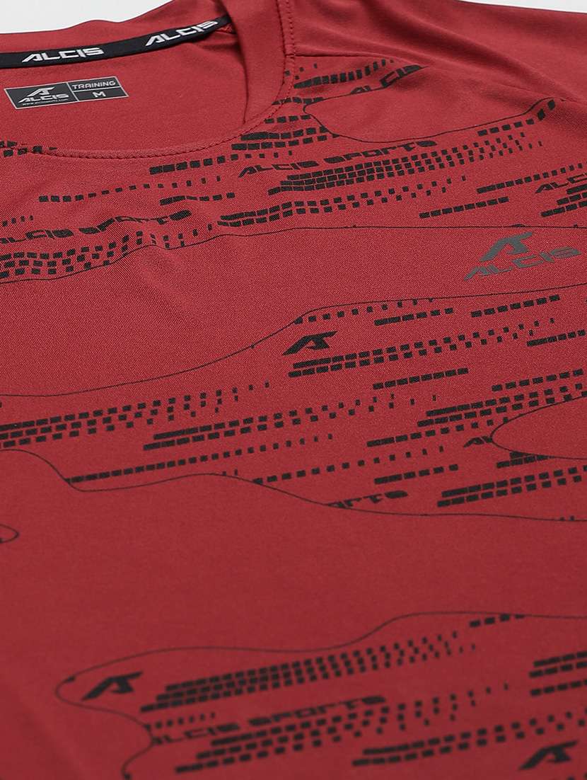 red printed sport t- shirt - 17679587 - Standard Image - 3
