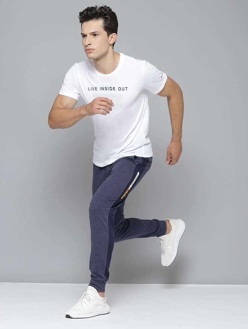 navy blue solid ankle length track pant - 17679594 - Standard Image - 3