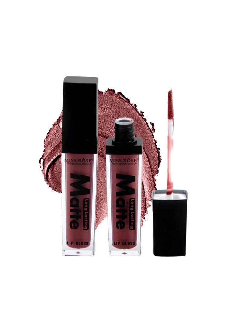 miss rose liquid smooth matte long lasting shine lipgloss 7701-002m 22 - 17680343 -  Zoom Image - 0