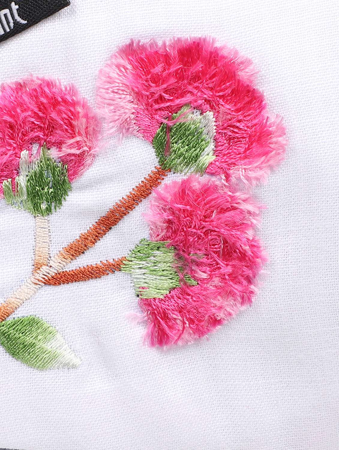 white cotton decorative women mask - 17686862 -  Standard Image - 5