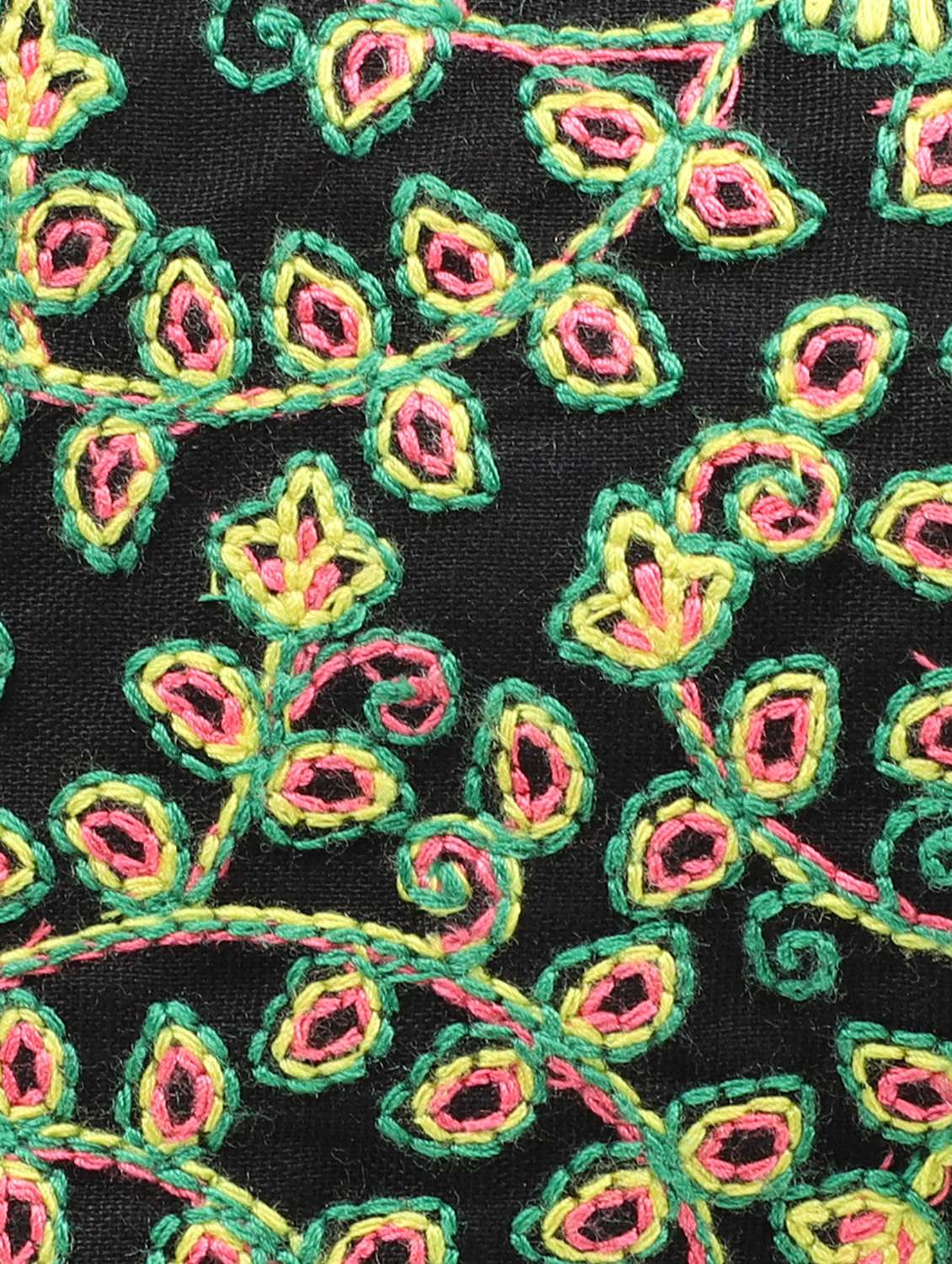 black cotton decorative women mask - 17686880 -  Standard Image - 5