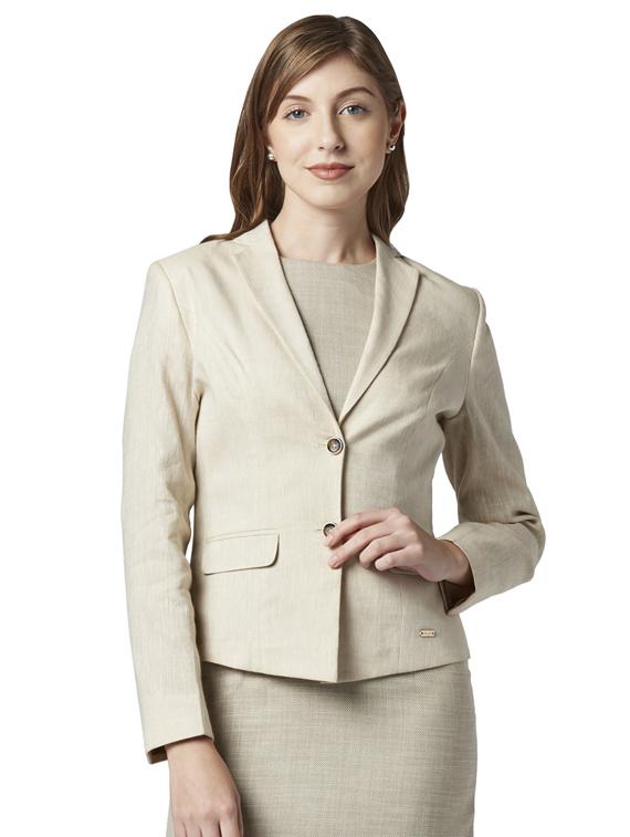 single breasted solid blazer - 17686979 - Zoom Image - 0