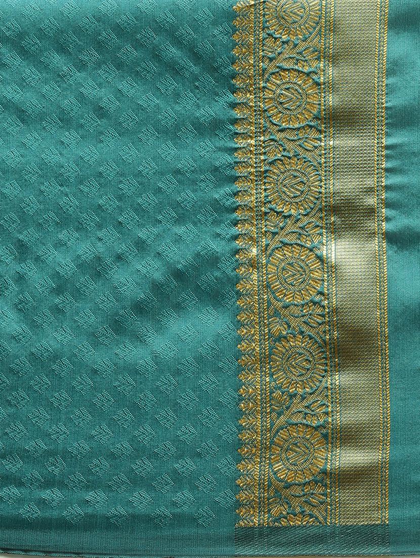 jacquard banarasi saree with blouse - 17687309 - Standard Image - 3