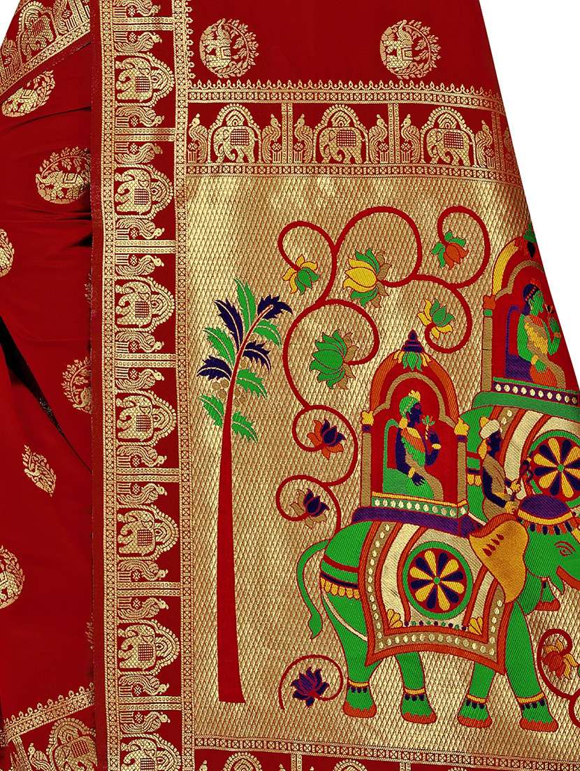 women's banarasi saree - 17690710 -  Standard Image - 3
