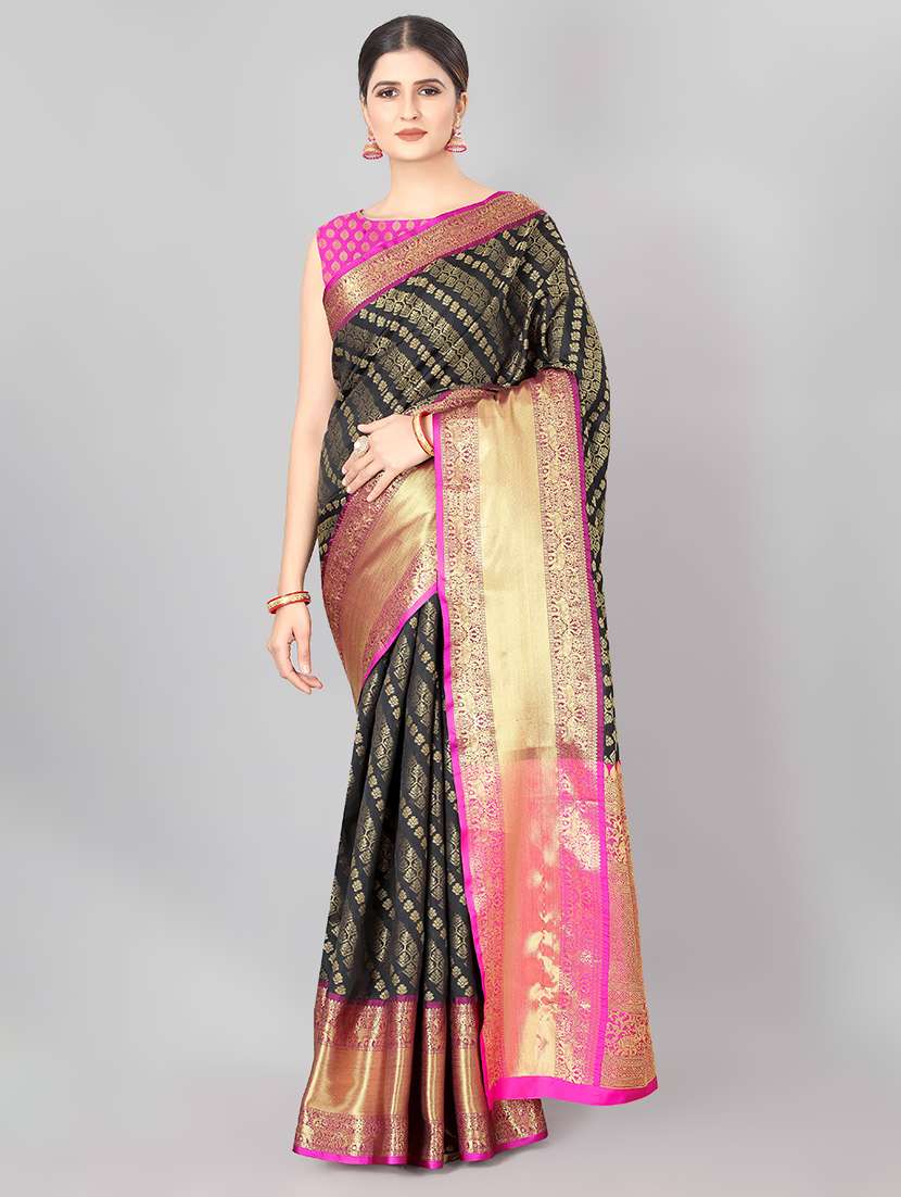 women's banarasi saree with blouse