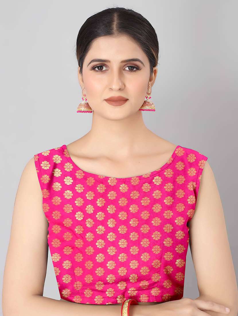 Women's Banarasi Saree With Blouse - 17690825 -  Standard Image - 3
