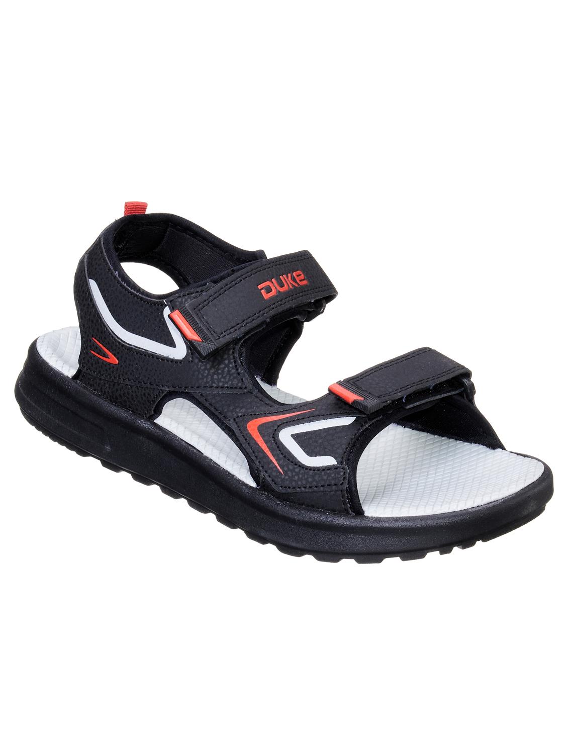 black pvc back strap floaters - 17691483 - Zoom Image - 0
