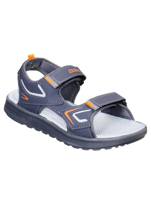 grey pvc back strap floaters - 17691484 - Standard Image - 0