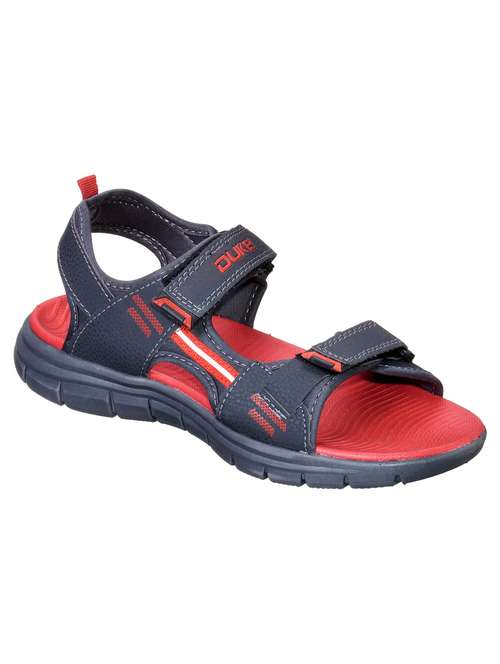 grey pvc back strap floaters - 17691486 -  Standard Image - 0