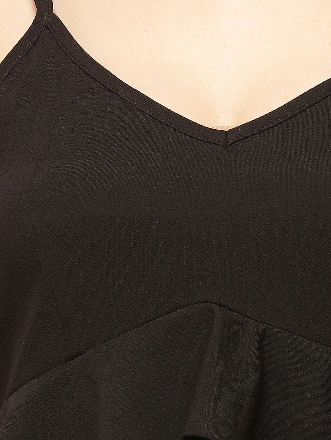cami neck solid a-line dress - 17691617 - Standard Image - 3