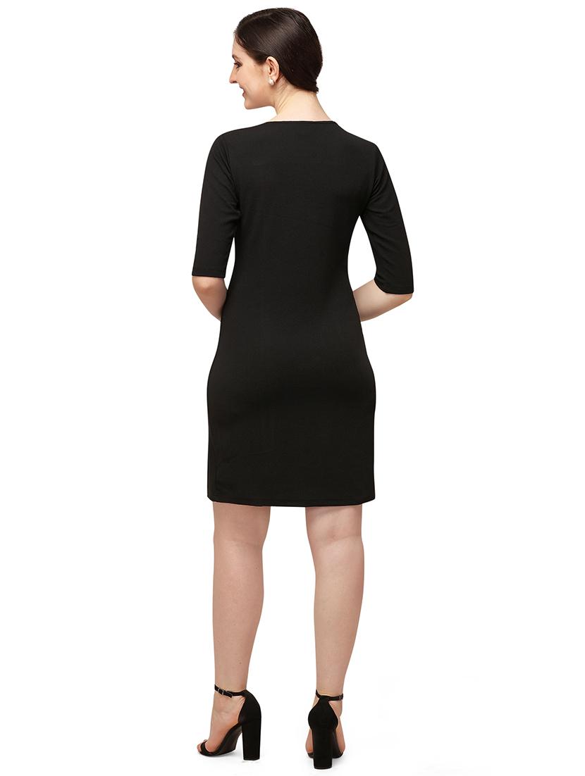 boat neck bodycon dress - 17691621 - Standard Image - 3