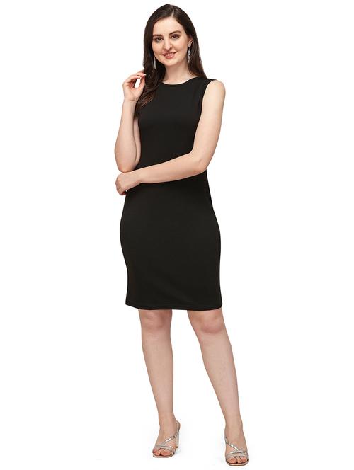 round neck bodycon dress - 17691633 - Standard Image - 0