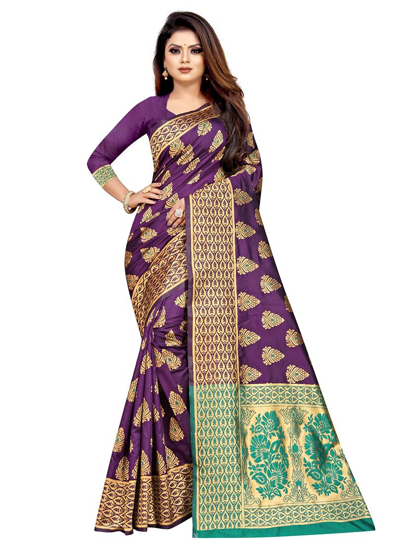jacquard banarasi saree - 17691831 -  Zoom Image - 0