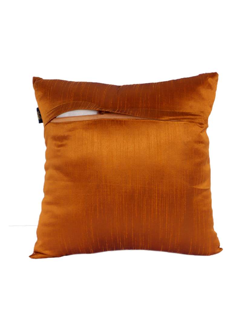 ambbi collections digital printed cushion cover  16 x 16 inches in satin, set of 1 - 17692868 -  Standard Image - 3