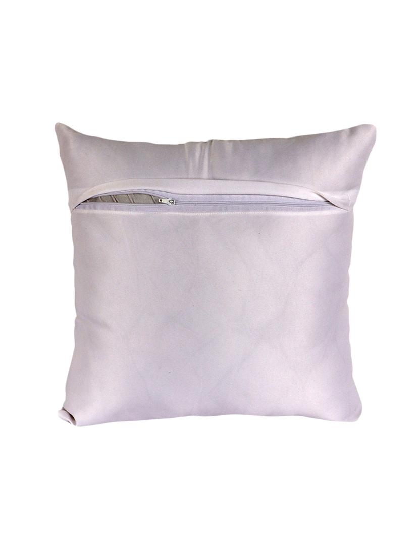 ambbi collections digital printed cushion cover  16 x 16 inches in satin, set of 1 - 17692871 -  Standard Image - 3
