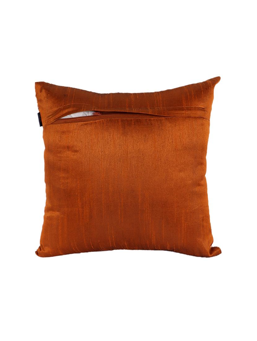 ambbi collections digital printed cushion cover 16 x 16 inches in satin, set of 1 - 17692878 - Standard Image - 3