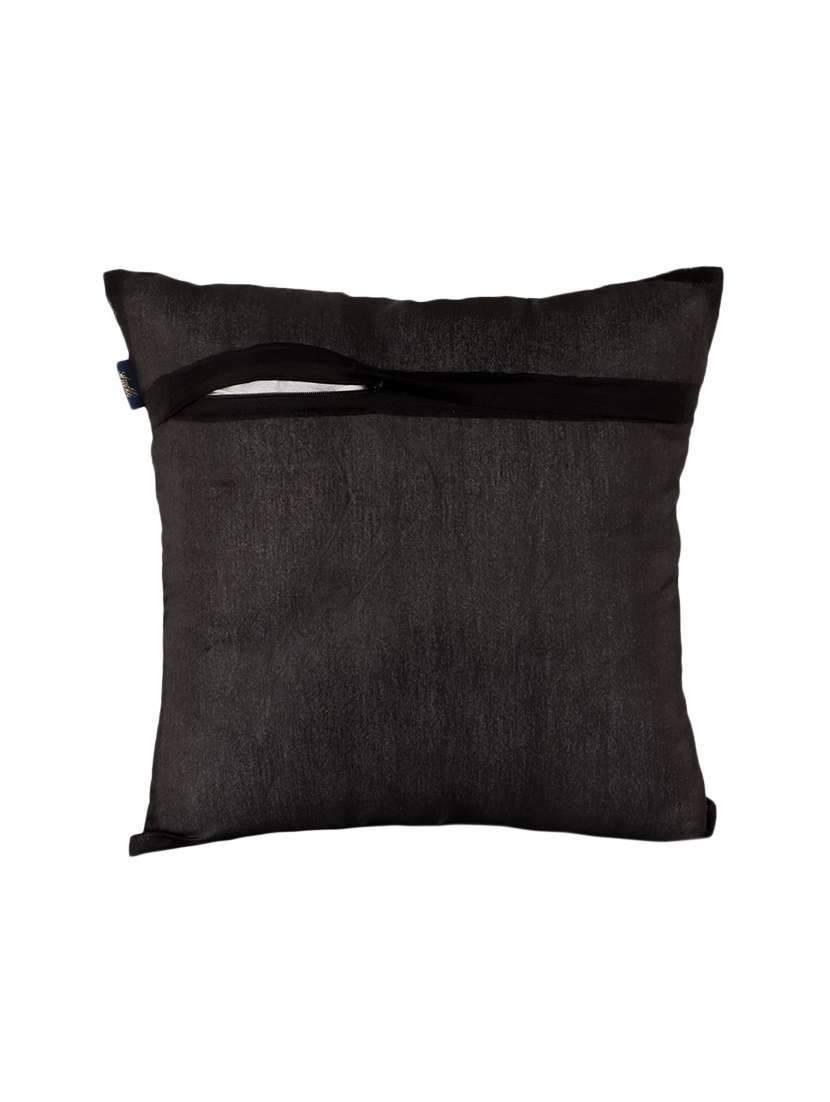 ambbi collections digital printed cushion cover  16 x 16 inches in satin, set of 1 - 17692894 -  Standard Image - 3