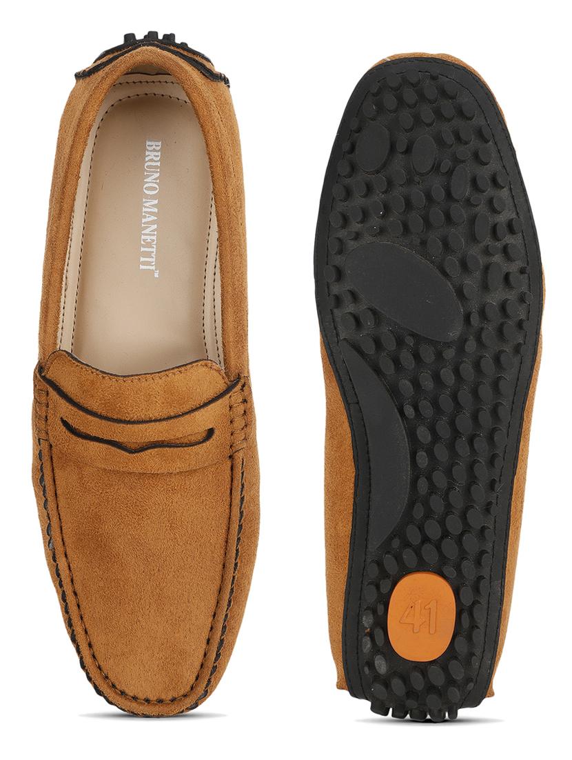 tan suede slip on loafers - 17693884 - Standard Image - 3