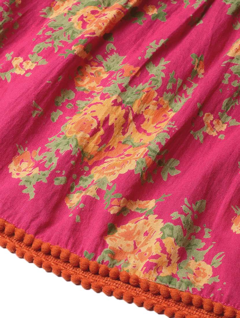 purple cotton flared skirt - 17694611 -  Standard Image - 3