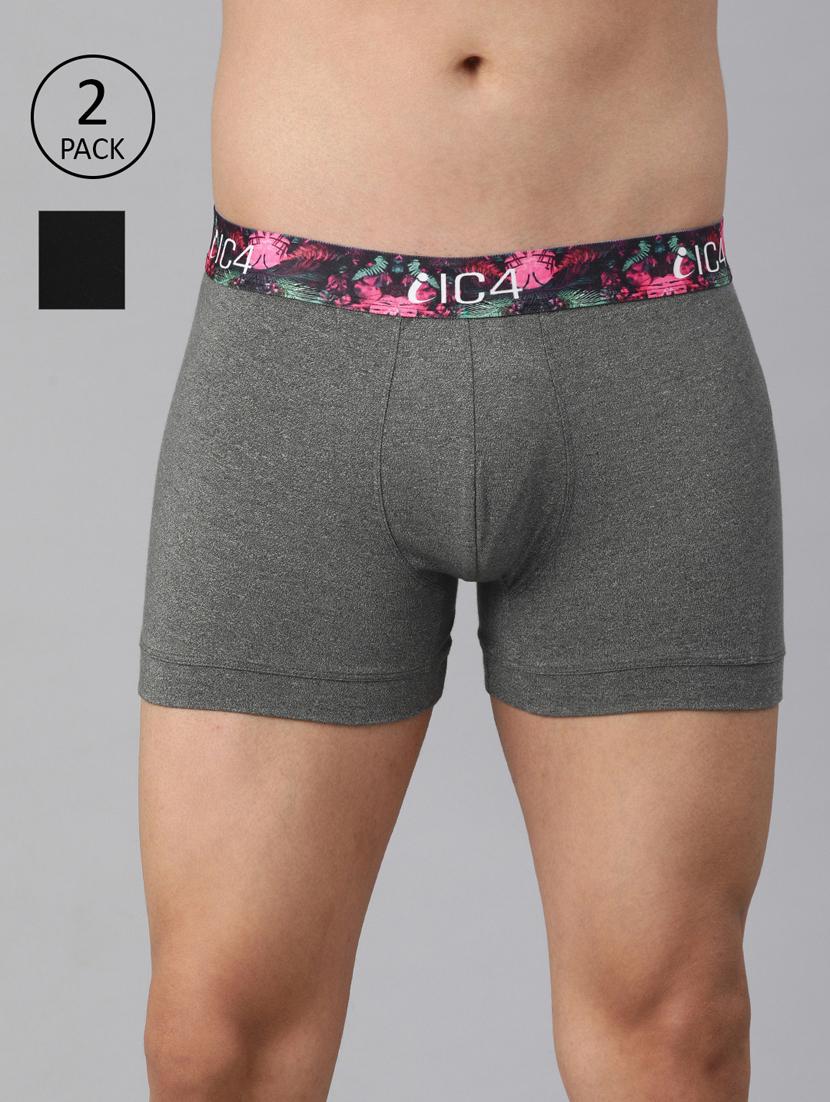 set of 2 multi colored solid trunks - 17694845 -  Zoom Image - 0