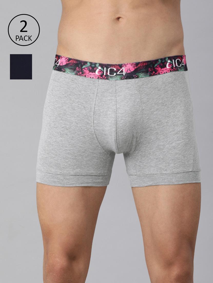 set of 2 multi colored solid trunks - 17694848 -  Zoom Image - 0