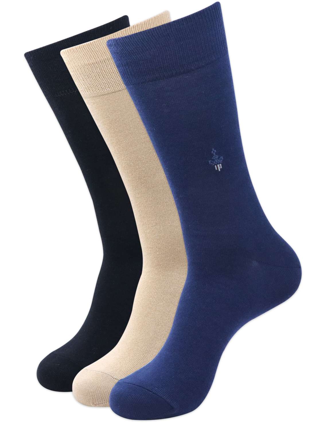men pack of 3 solid above ankle length sock