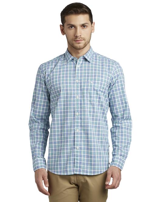 multi colored checkered casual shirt - 17696418 - Standard Image - 0