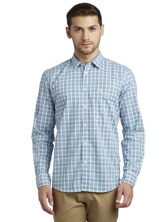 multi colored checkered casual shirt - 17696418 - Zoom Image - 0