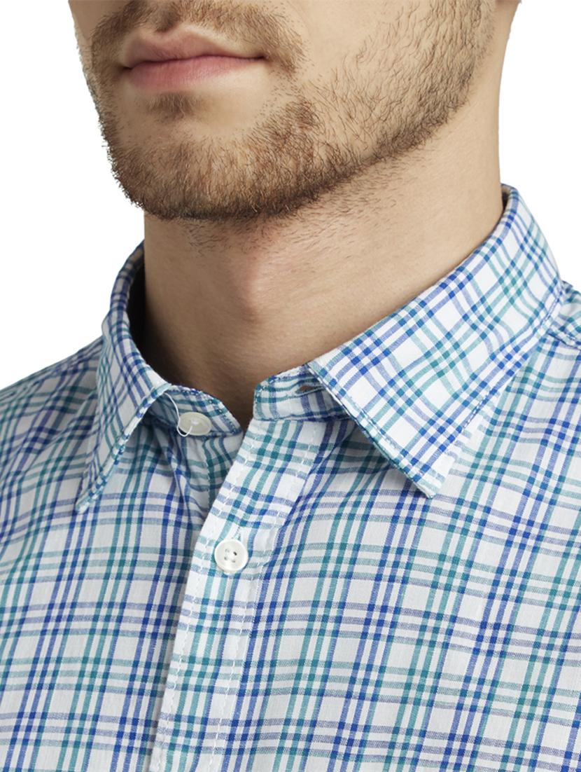 multi colored checkered casual shirt - 17696418 - Standard Image - 5
