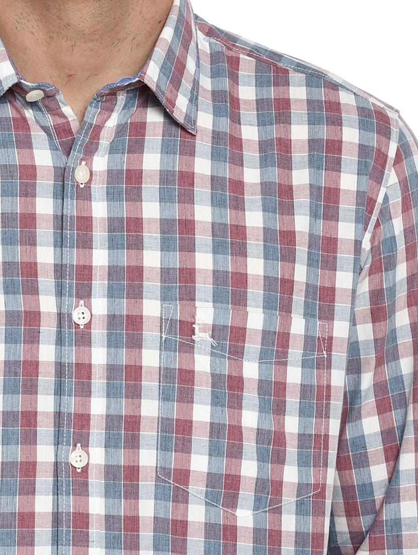 multi colored checkered casual shirt - 17696450 - Standard Image - 5