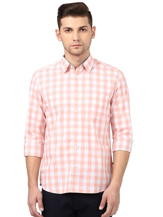 red checkered casual shirt - 17696613 -  Zoom Image - 0