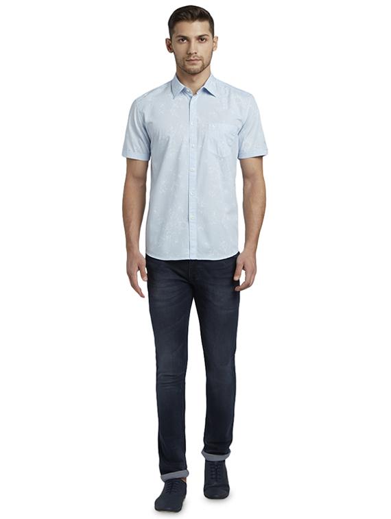 dark blue light washed denim jeans - 17697555 - Standard Image - 3