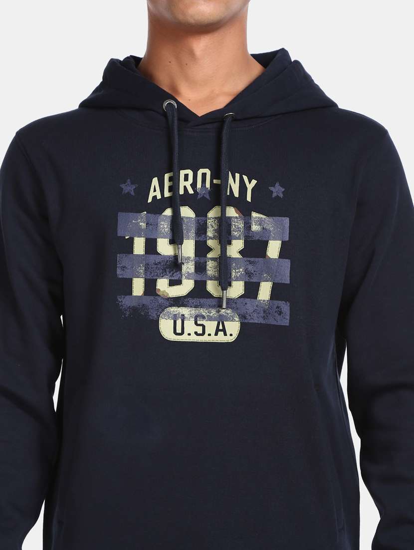 navy blue printed sweatshirt - 17708901 -  Standard Image - 5