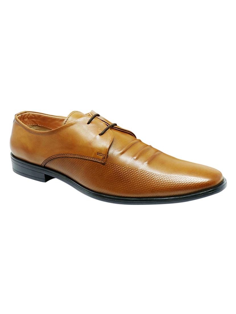 brown leather laceup derbies - 17709524 -  Zoom Image - 0