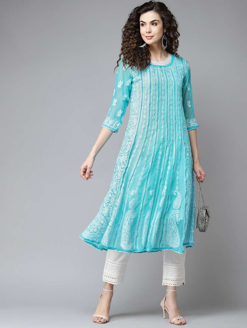 women's flared kurta - 17709551 - Zoom Image - 0