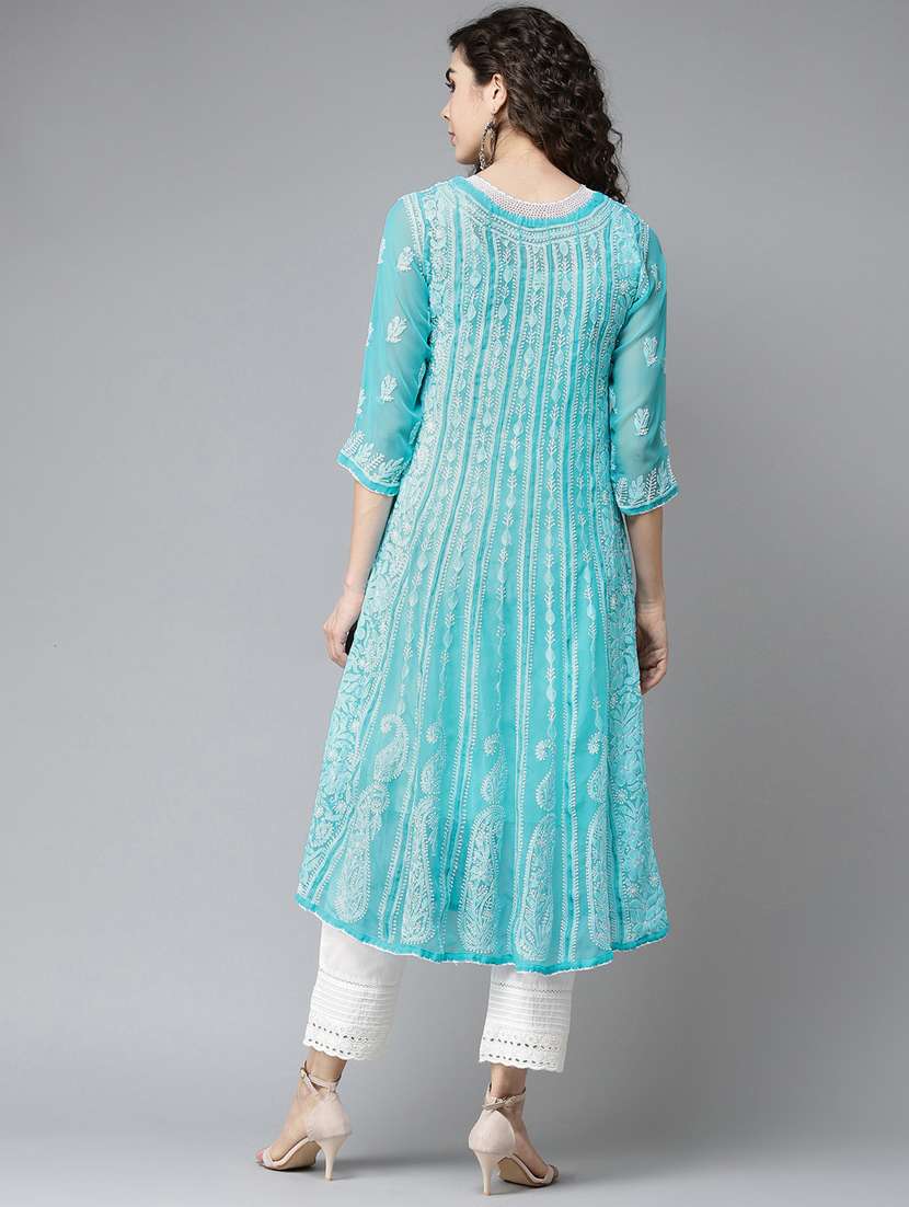 women's flared kurta - 17709551 - Standard Image - 3