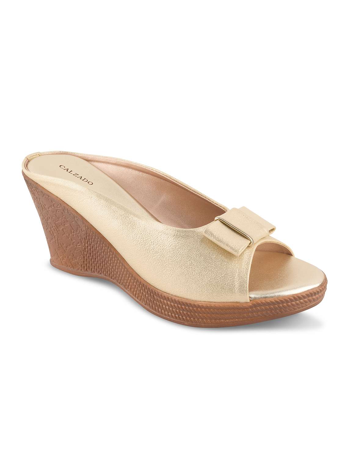 gold slip on wedge - 17710119 - Zoom Image - 0