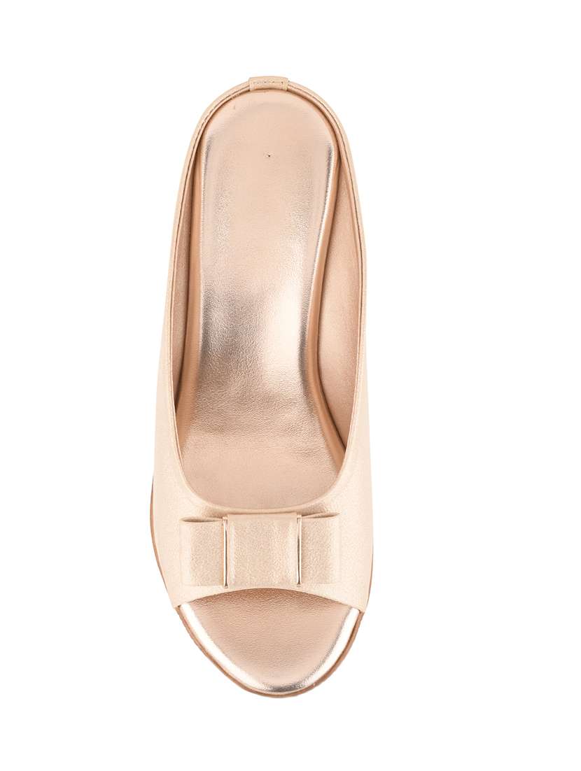 nude slip on wedge - 17710121 - Standard Image - 3